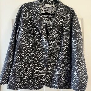 Chico's Spotted Blazer Jacket